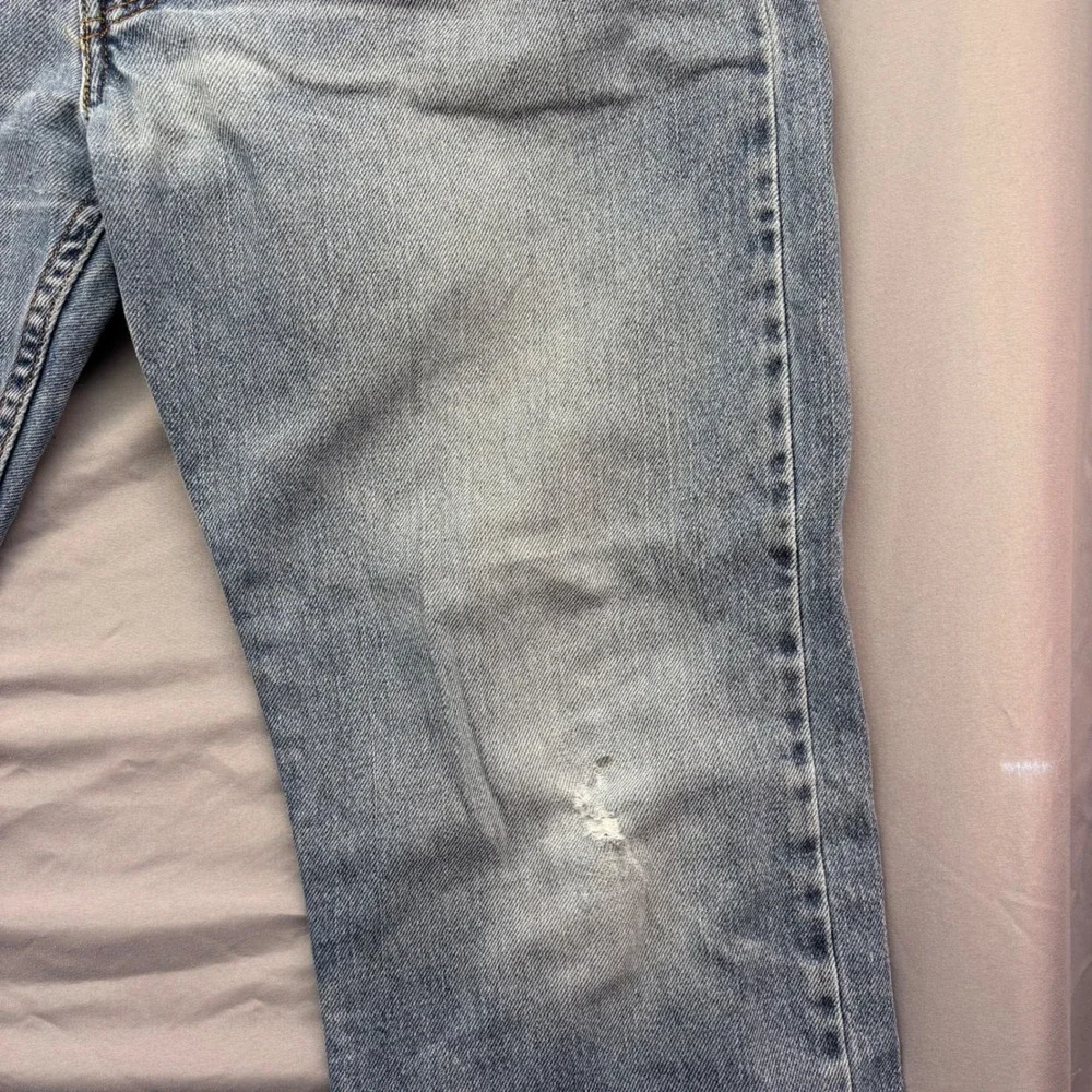Levis 505 Regular Fit Mens Jeans Light Wash Denim‎ 36x32 Straight Leg 100 Cotton